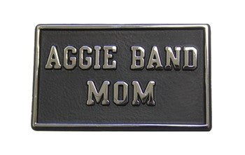 Aggie Band Mom Vehicle Emblem