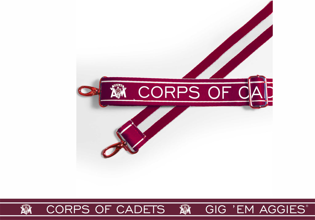 Corps Stack Corps of Cadets Patterned Purse Strap 1.5"