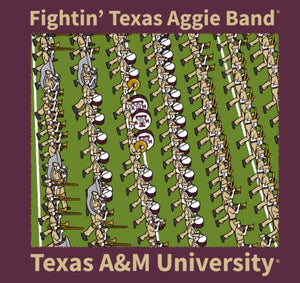 Aggie Band Mine Is Wearing Khaki T-Shirt