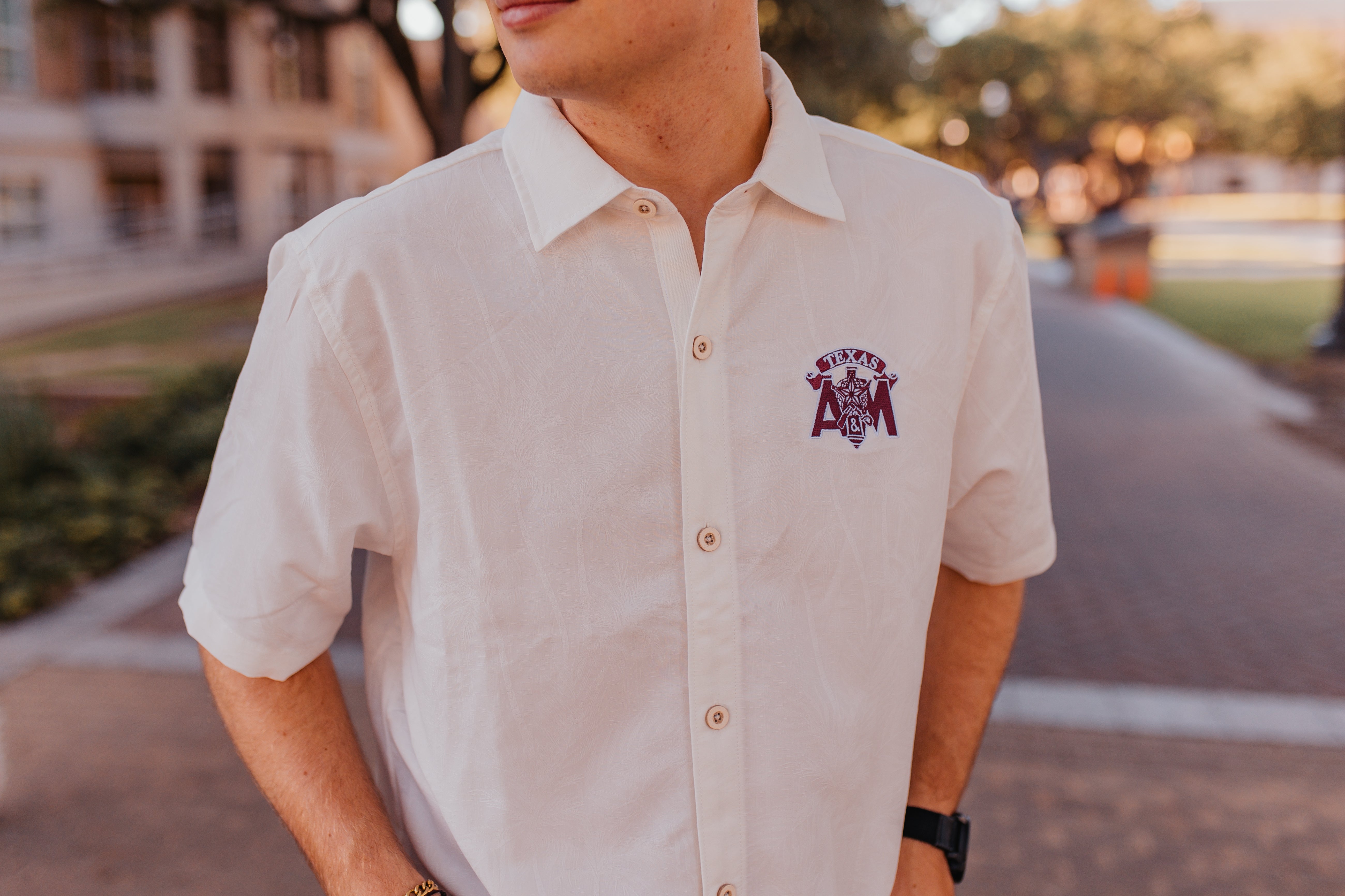 Tommy Bahama Corps Stack Coconut Shirt