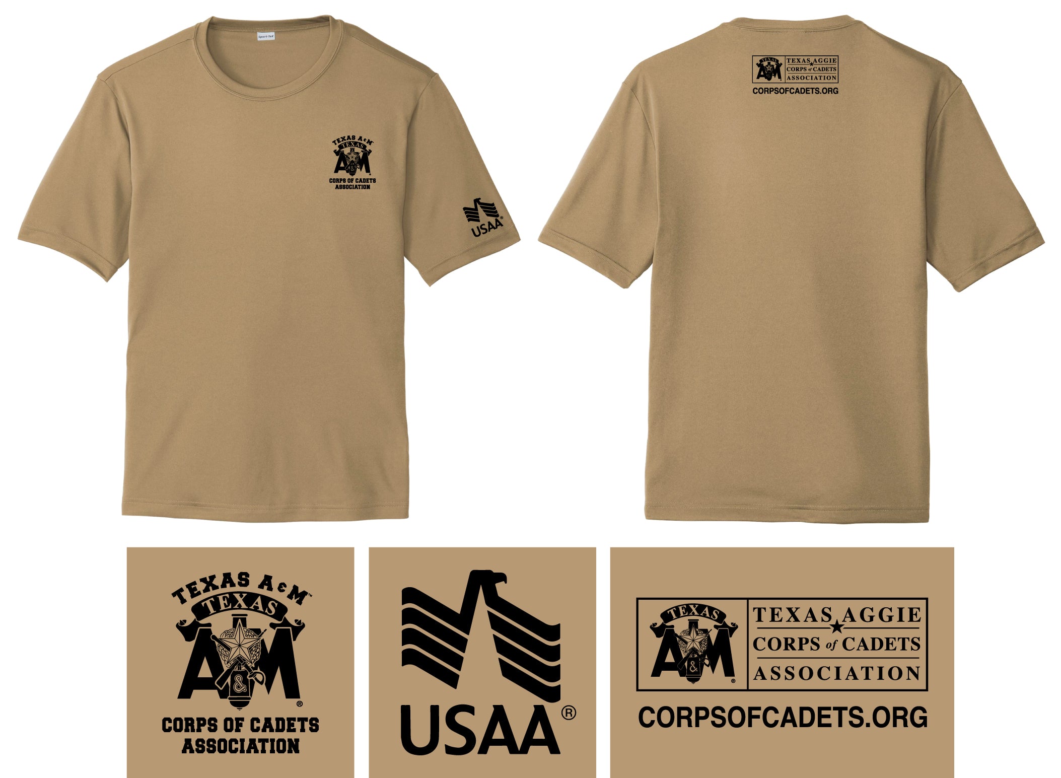 2024 Corps PT Gear Shirt - Texas A&M Corps of Cadets