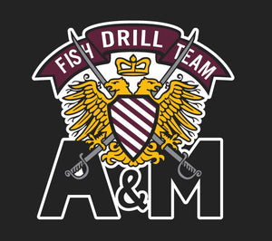 Fish Drill Team Full Front Logo T-Shirt