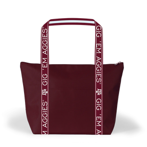 Texas Aggie Maroon Canvas Tote