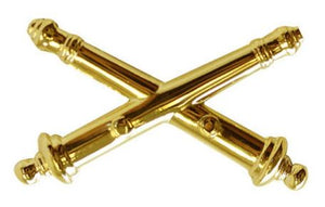 ARMY OFFICER BRANCH OF SERVICE COLLAR DEVICE: ARTILLERY