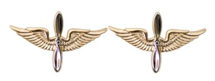 ARMY OFFICER BRANCH OF SERVICE COLLAR DEVICE: AVIATION