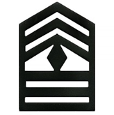 AR ROTC SR DIV 1ST SGT Insignia Pair