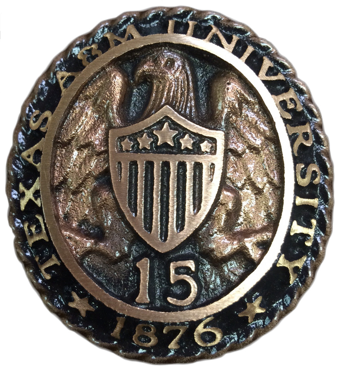 Aggie Class Year Ring Crest Paperweight