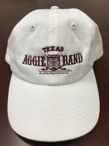 Aggie Band Unstructured Hat (White)