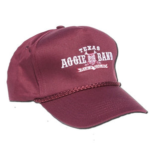Aggie Band Five Panel Solid Back Hat