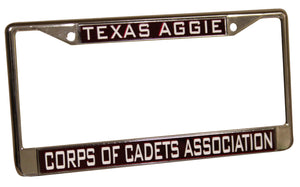 Corps of Cadets Association License Plate Frame