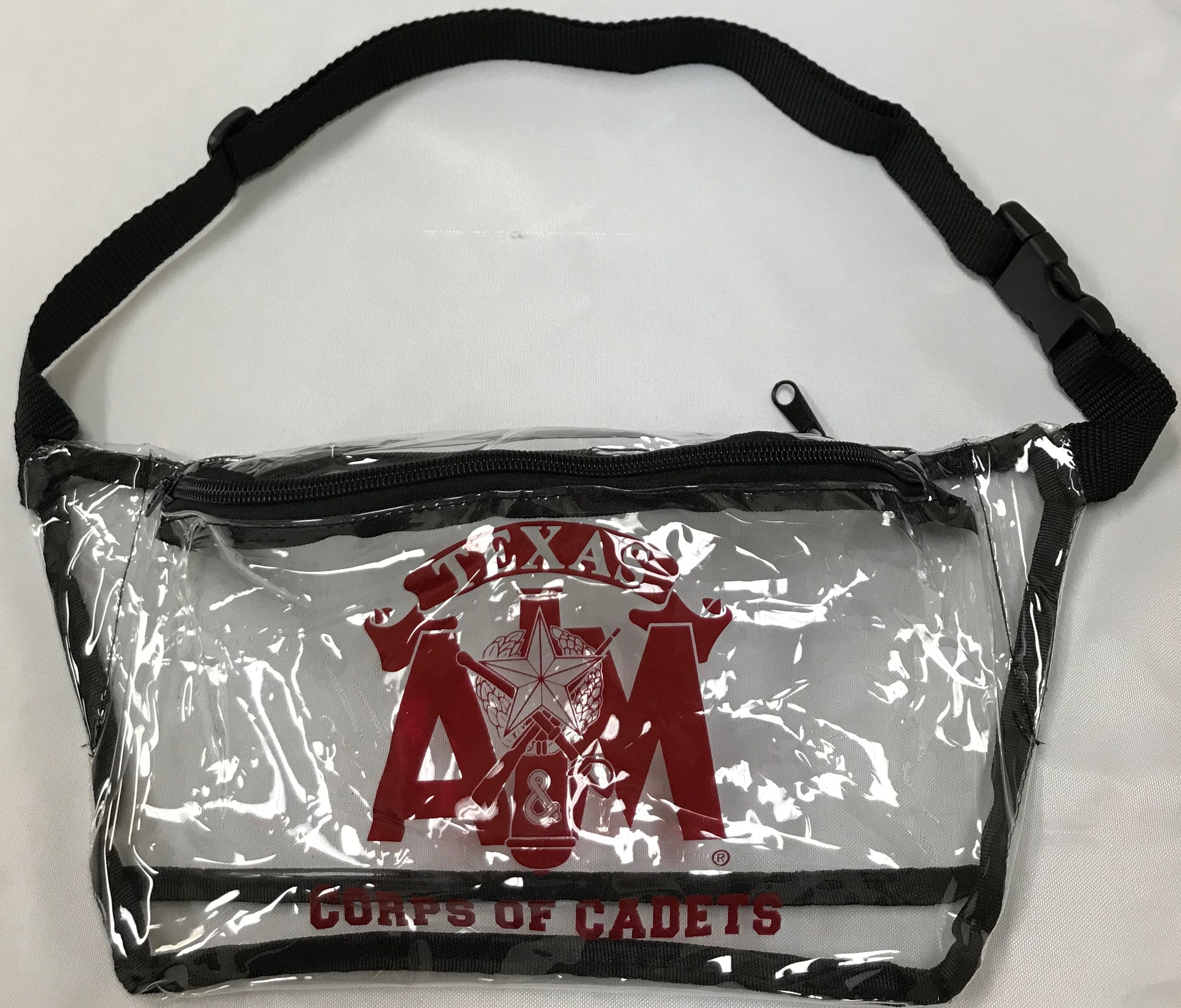 Clear Fanny Pack With Corps Stack Logo