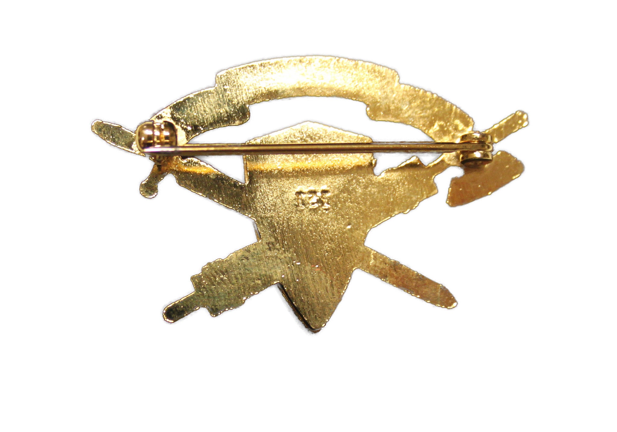 Corps Brass Brooch