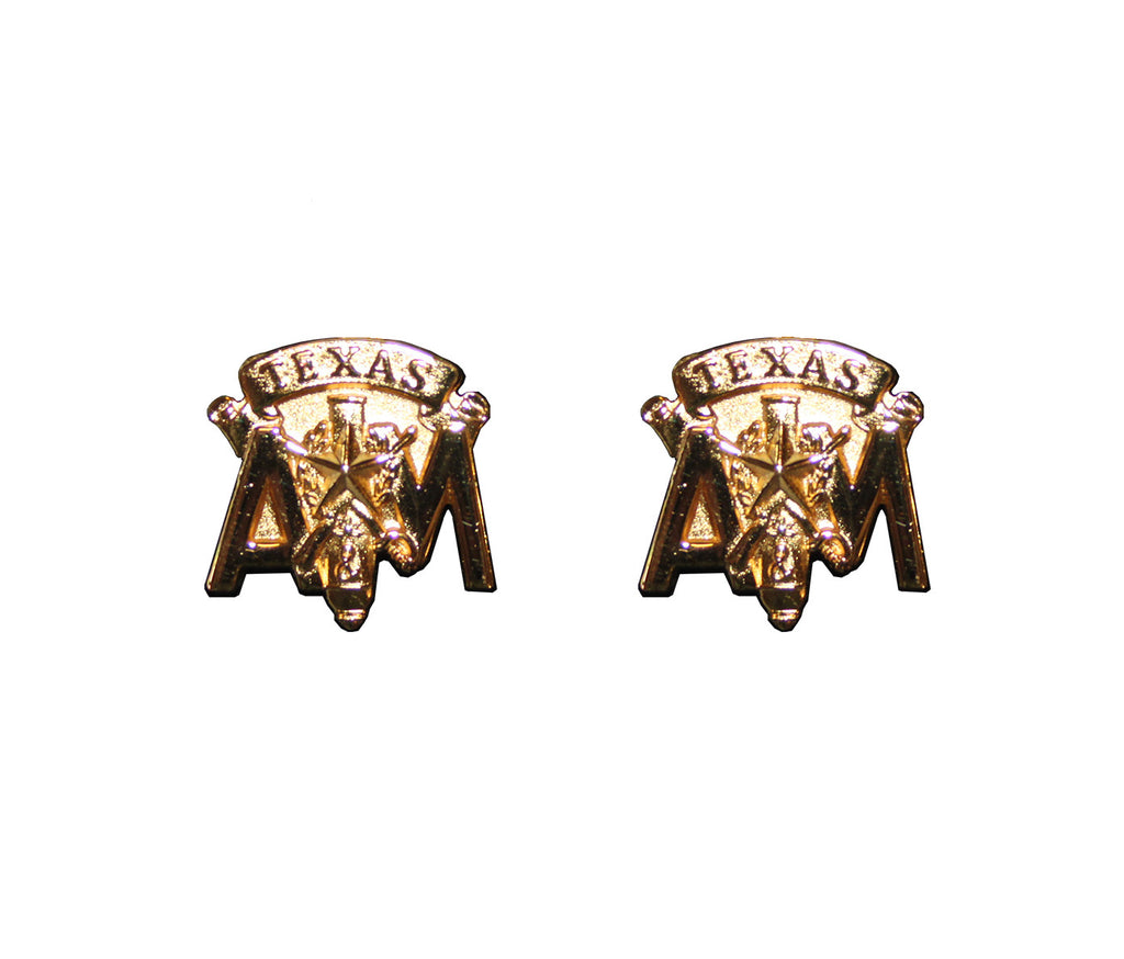 Gold Corps Stack Post Earrings