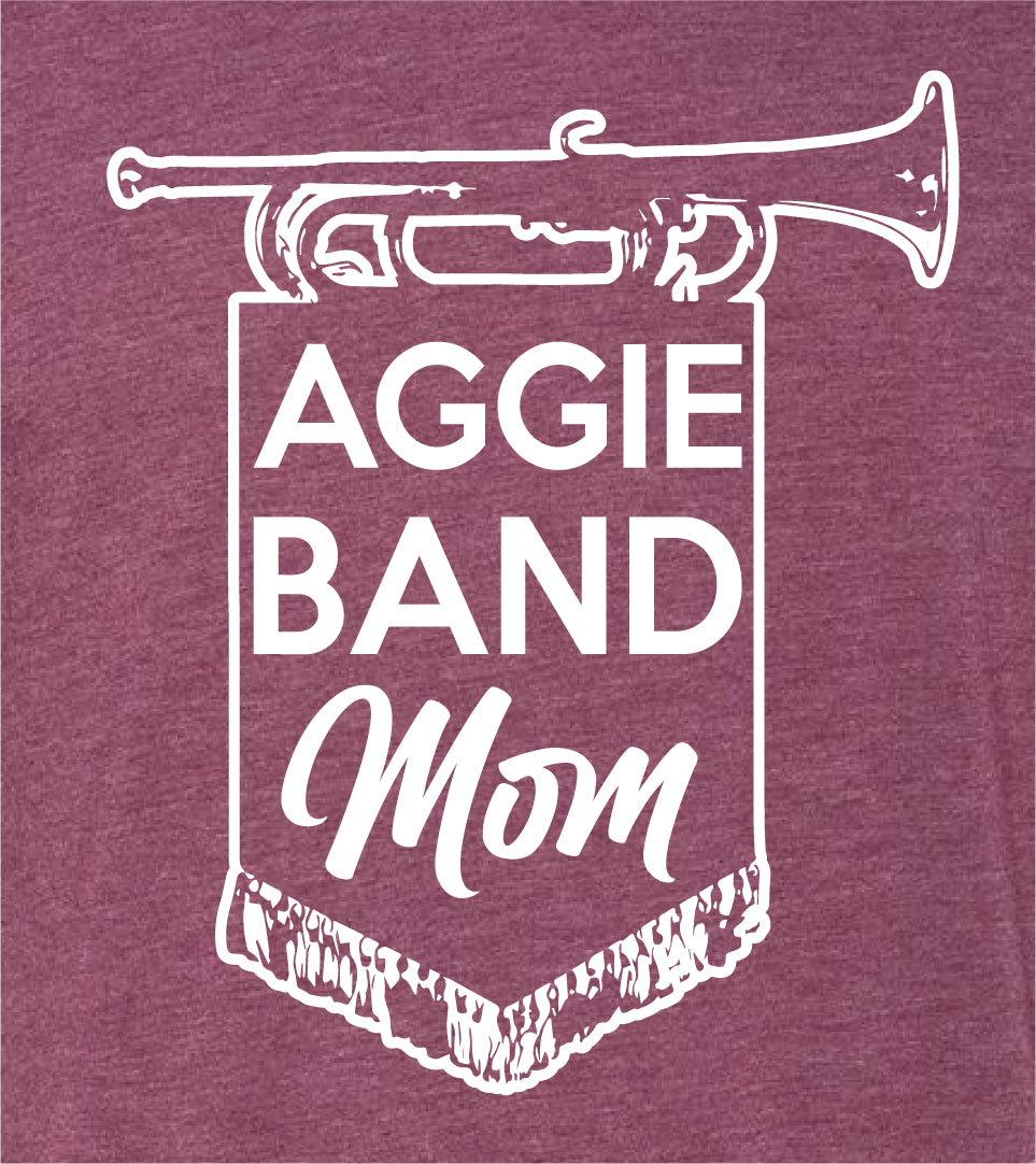 Aggie Band Mom V-Neck T-Shirt