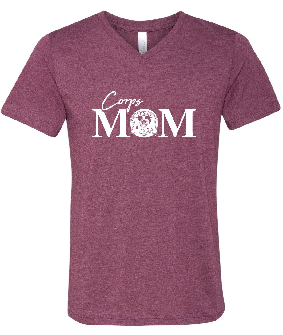 Corps Mom V-Neck T-Shirt