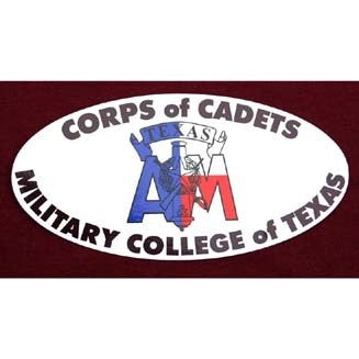 Military College of Texas Decal