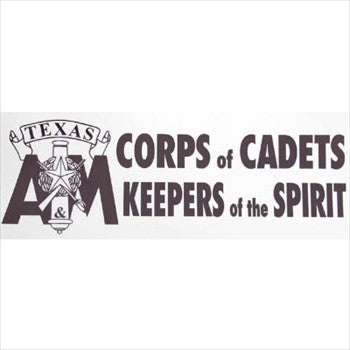 Corps of Cadets Keepers of the Spirit Bumper Sticker
