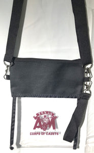 Clear Shoulder Bag With Corps Stack Logo