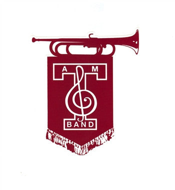 Aggie Band Banner Decal
